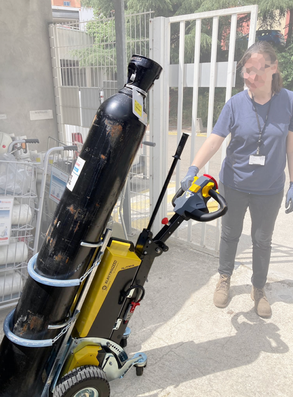 Berceau de transport pour bouteilles de gaz – Image 2