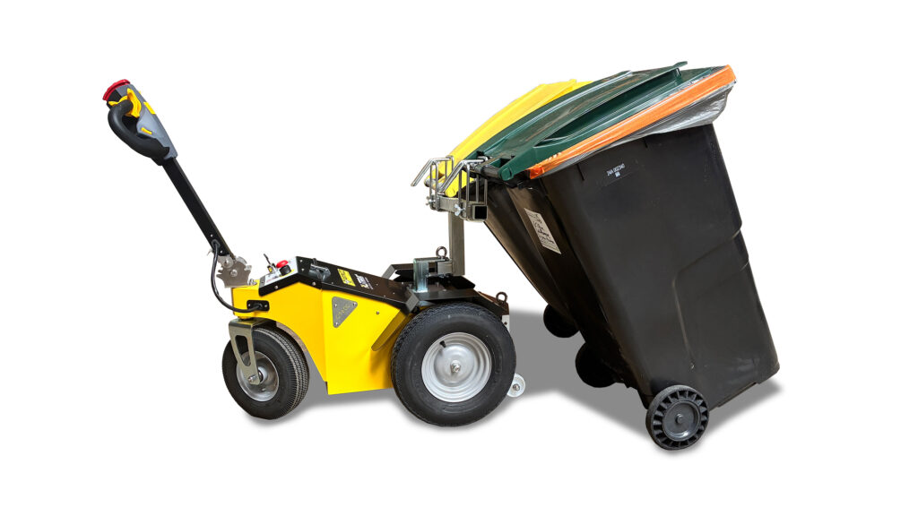 Tracteur OT600 avec poubelles 2 roues