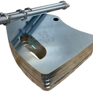 Plaques de lest pour optimisation de la traction du tracteur electrique OT300