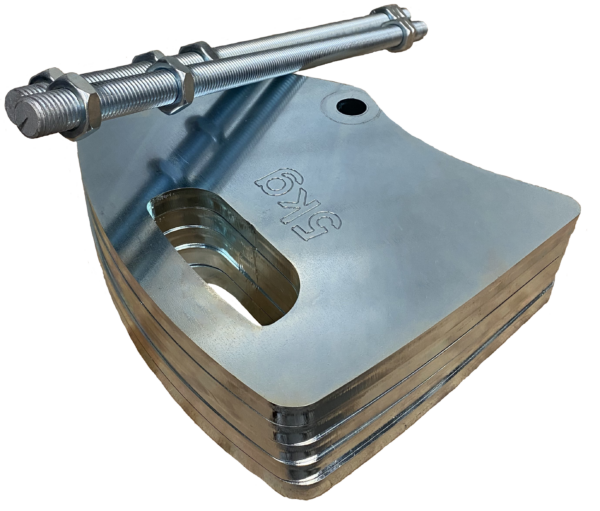 Plaques de lest pour optimisation de la traction du tracteur electrique OT300
