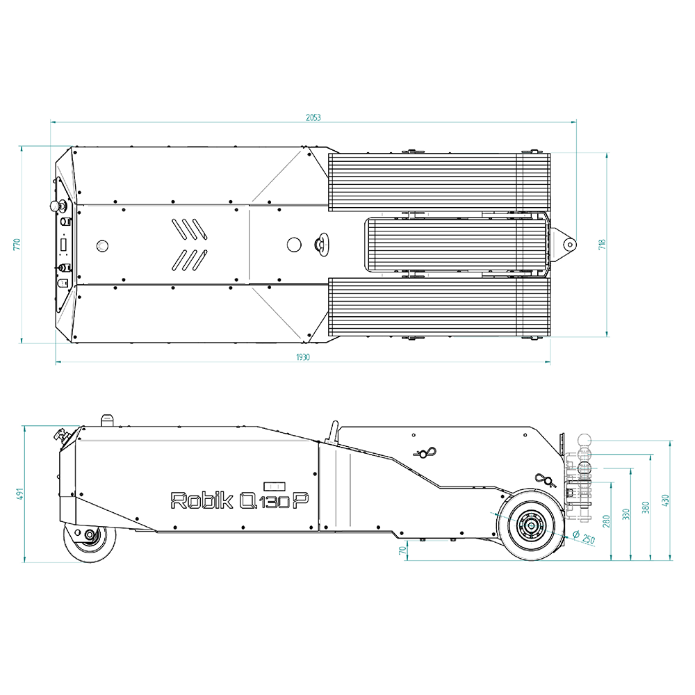 Dimensions ROBIK Q130 P TOW Data Sheet -4